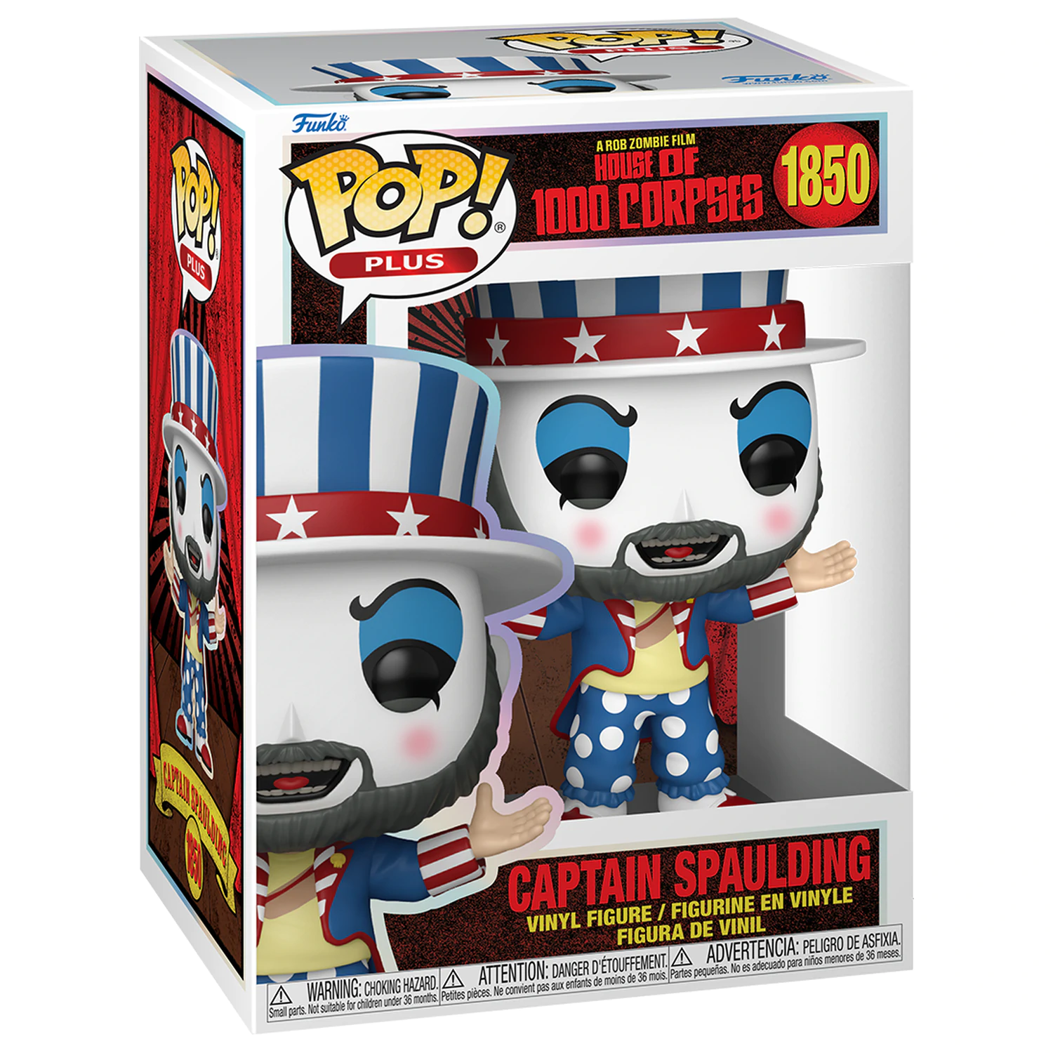House of 1000 Corpses Funko POP! Plus vinilna figura Capt. Spaulding 9 cm fotografija izdelka