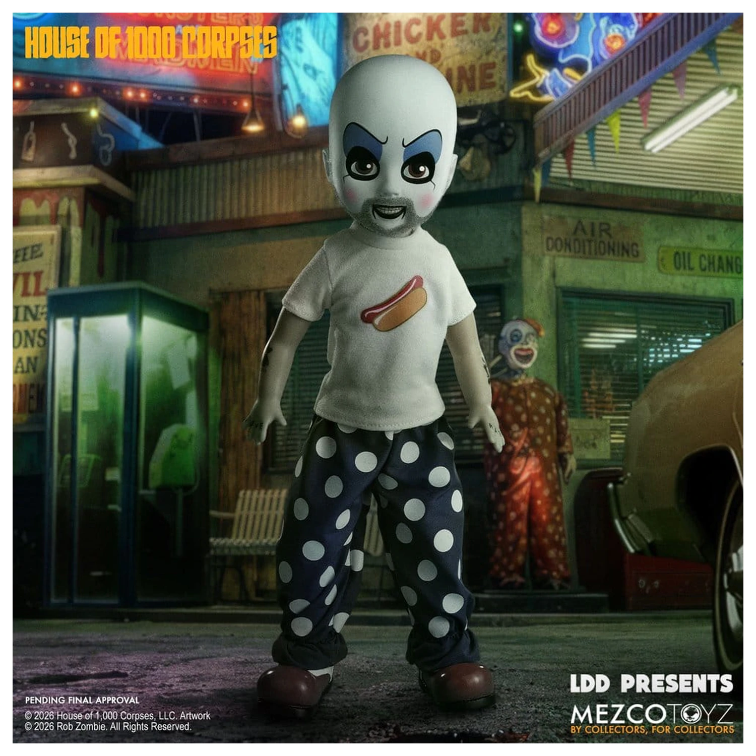 House of 1000 Corpses LDD Presents Lutka Captain Spaulding 25 cm fotografija izdelka