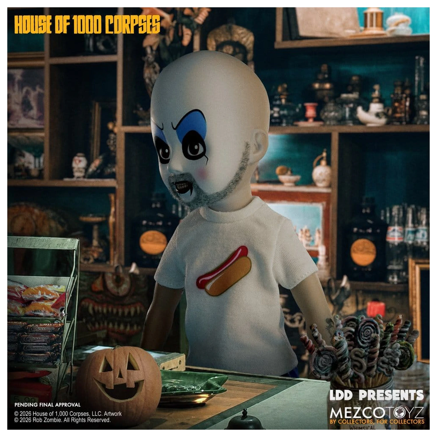 House of 1000 Corpses LDD Presents Lutka Captain Spaulding 25 cm fotografija izdelka