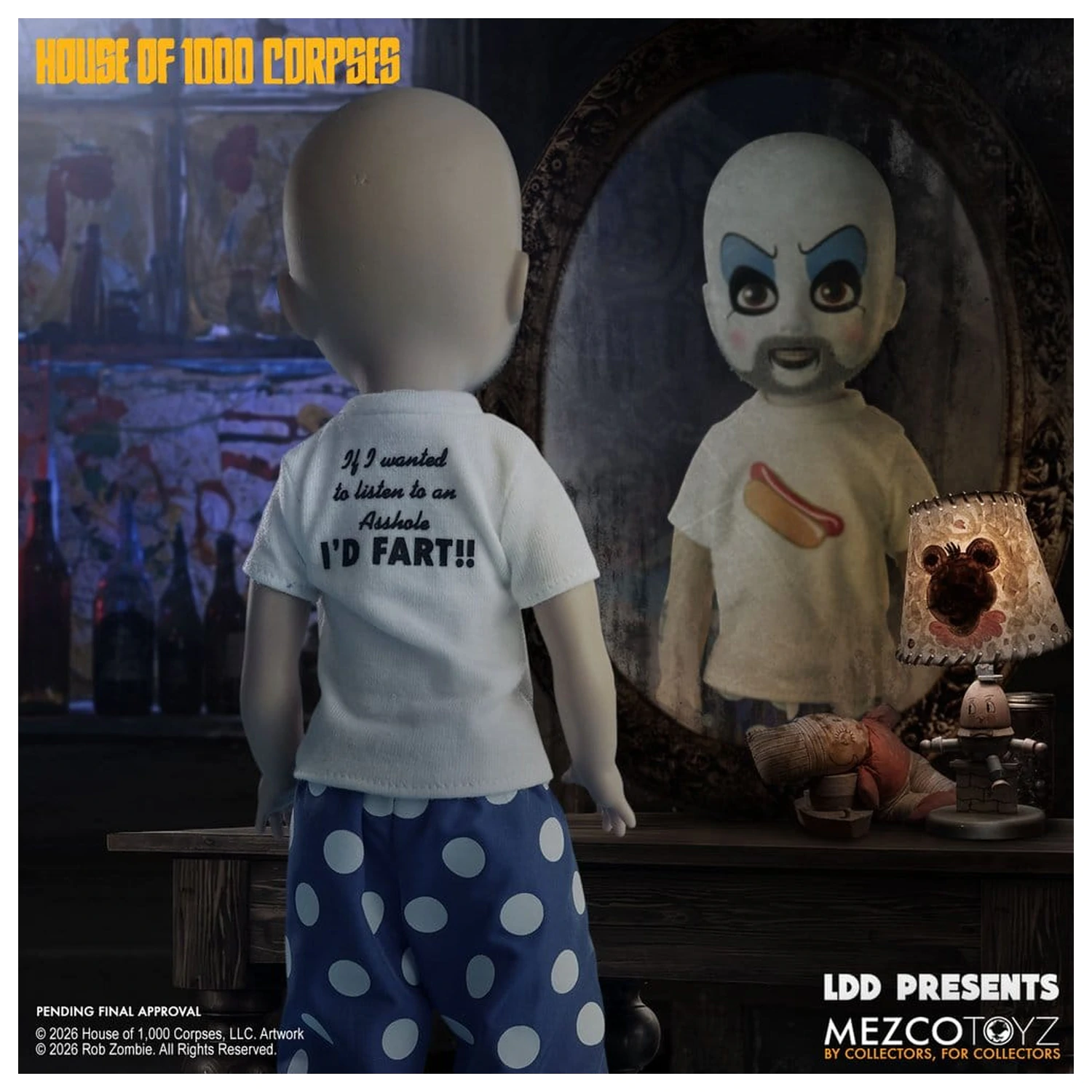 House of 1000 Corpses LDD Presents Lutka Captain Spaulding 25 cm fotografija izdelka