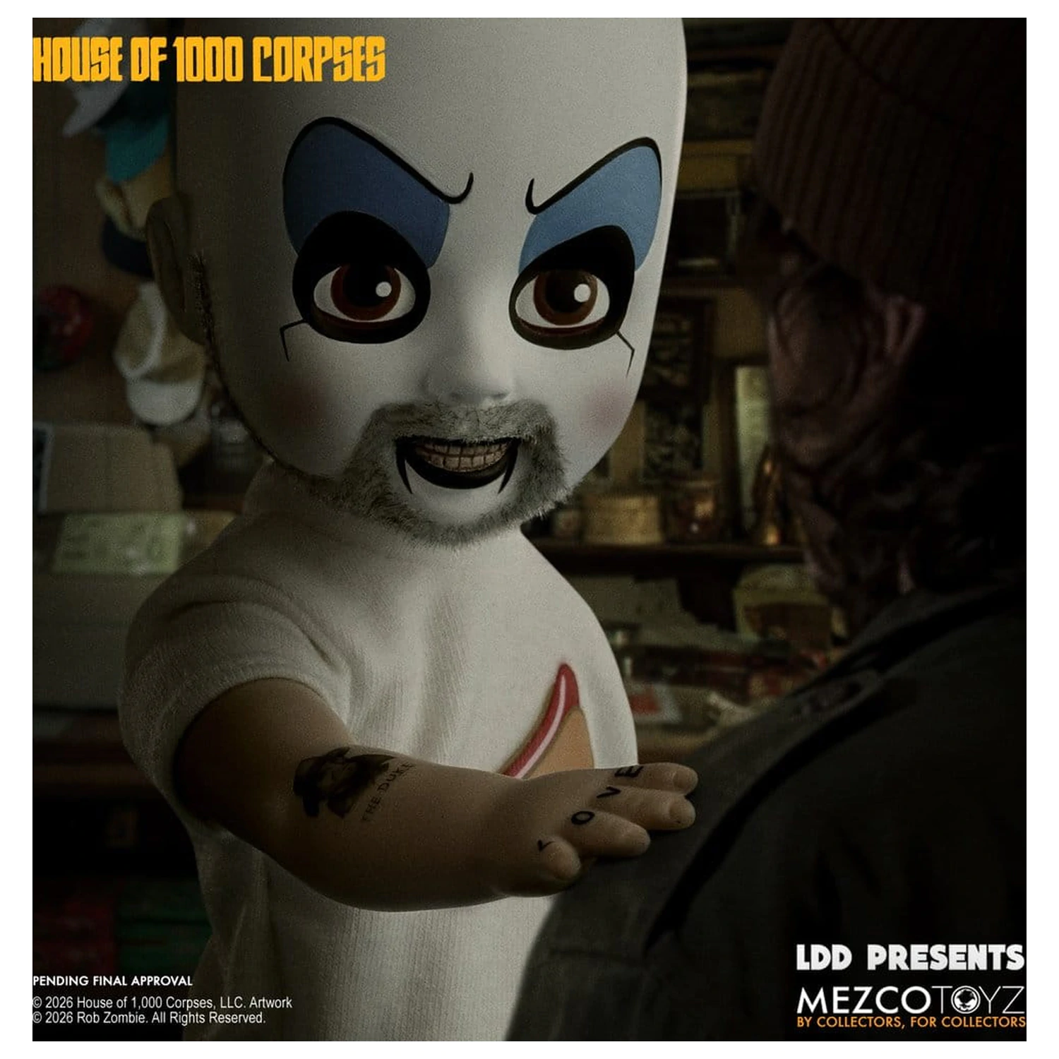 House of 1000 Corpses LDD Presents Lutka Captain Spaulding 25 cm fotografija izdelka