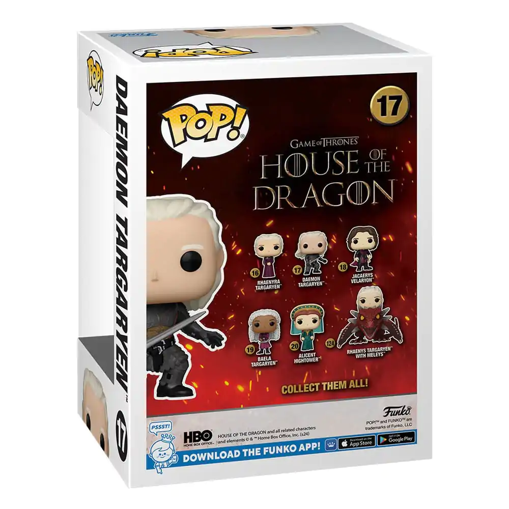 House of the Dragon Funko POP! TV Vinyl Figure Daemon Targaryen 9 cmHiša zmaja Funko POP! TV Vinil figura Daemon Targaryen 9 cm fotografija izdelka