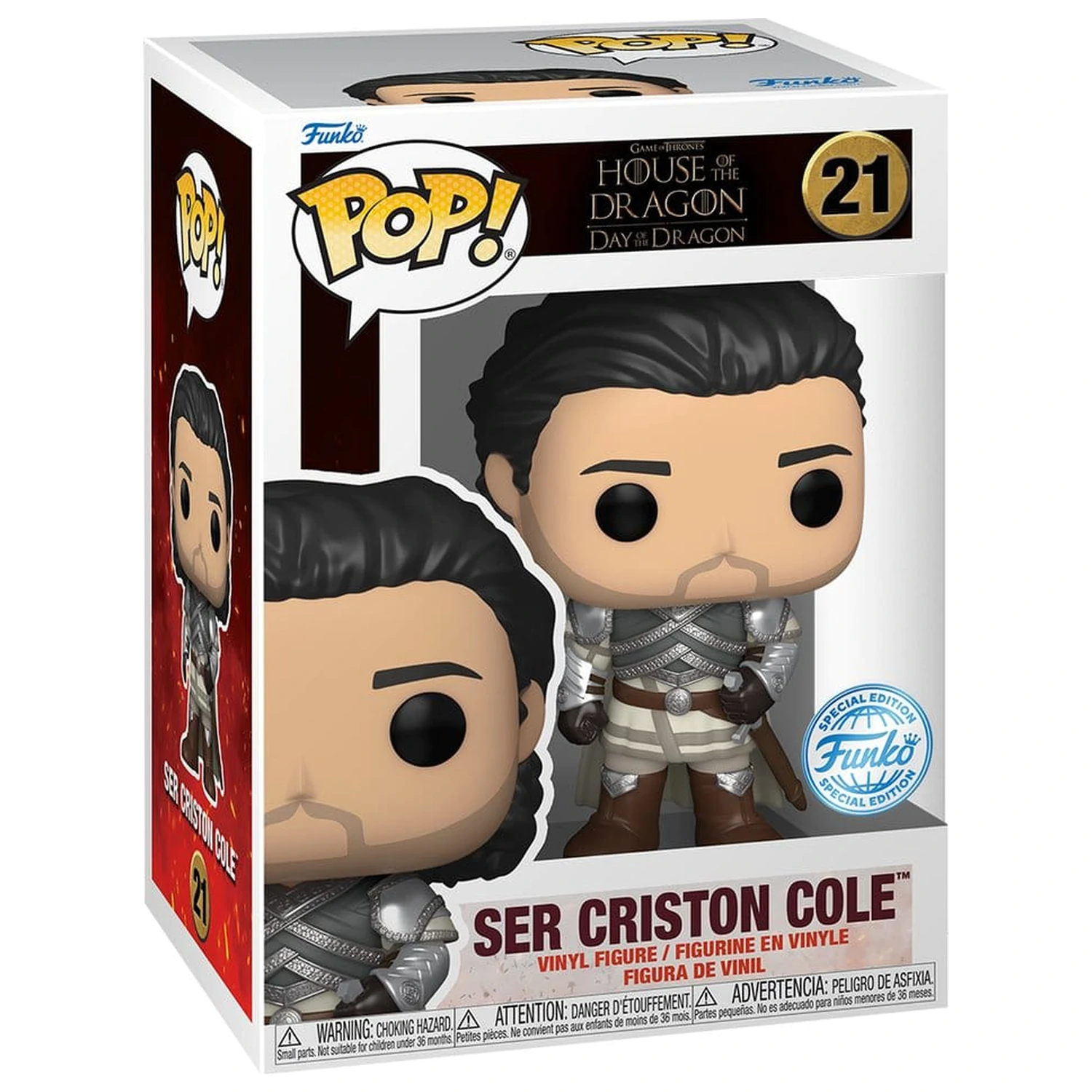 House of the Dragon Funko POP! Vinyl figurica Ser Criston Cole Exclusive Edition 9 cm fotografija izdelka