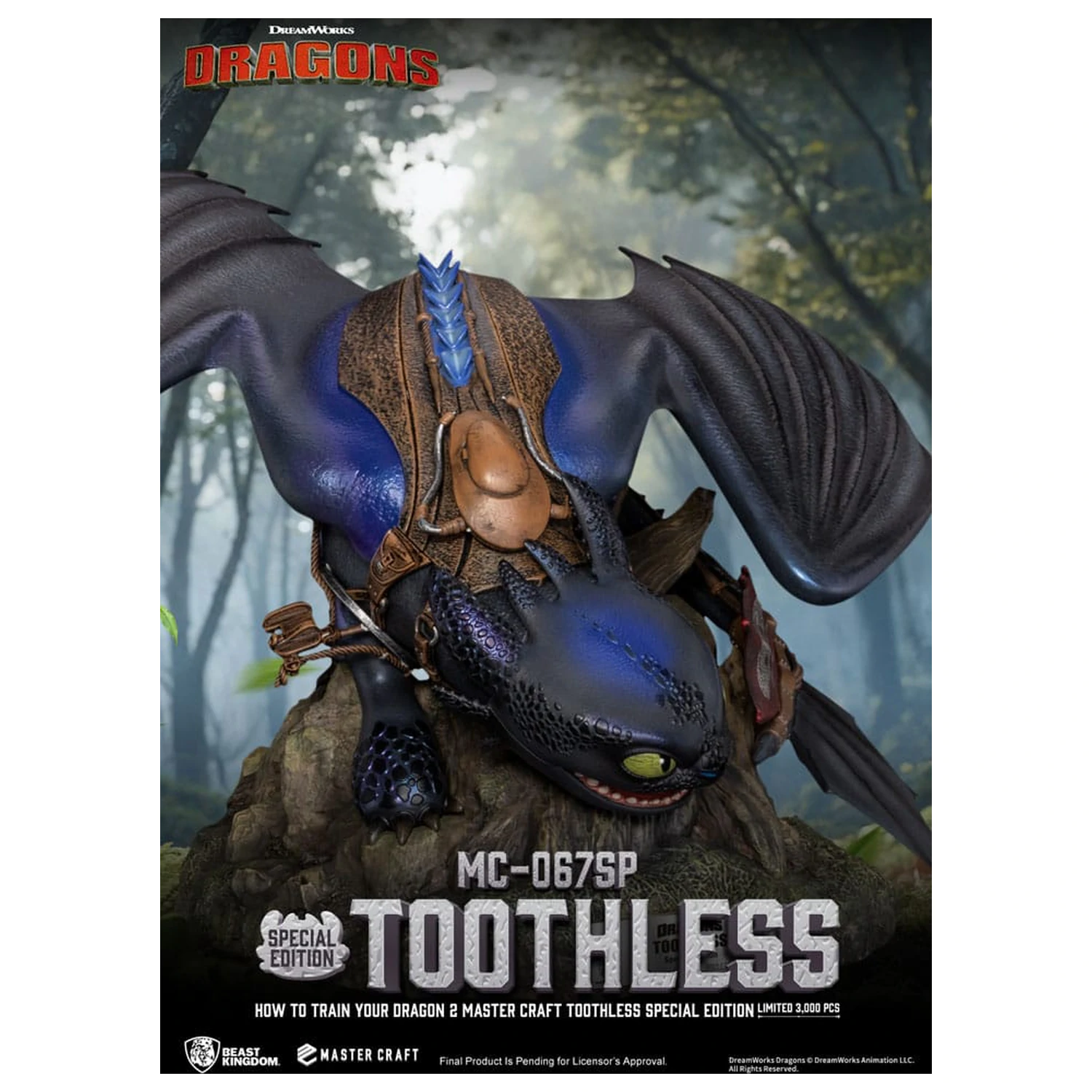 How To Train Your Dragon 2 Master Craft kip Brezzobi 38 cm fotografija izdelka