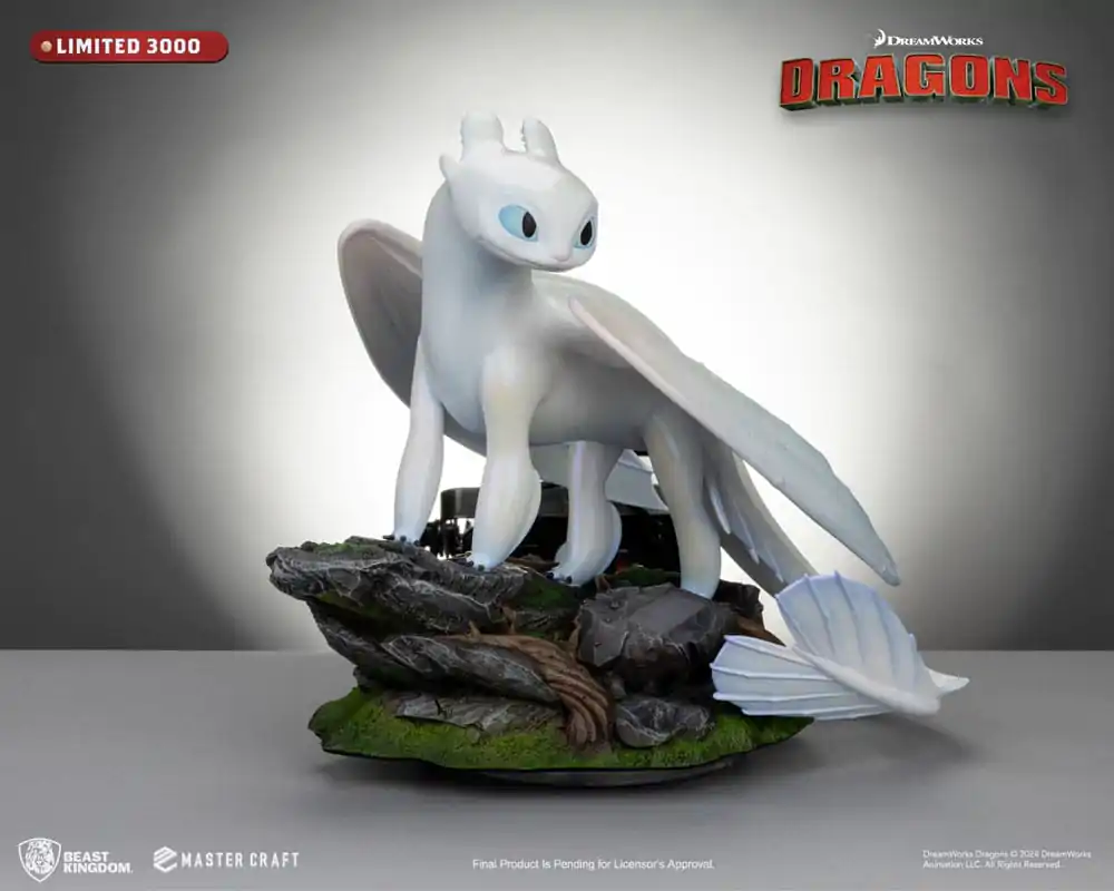 How To Train Your Dragon 3 Master Craft Kip Light Fury 29 cm fotografija izdelka
