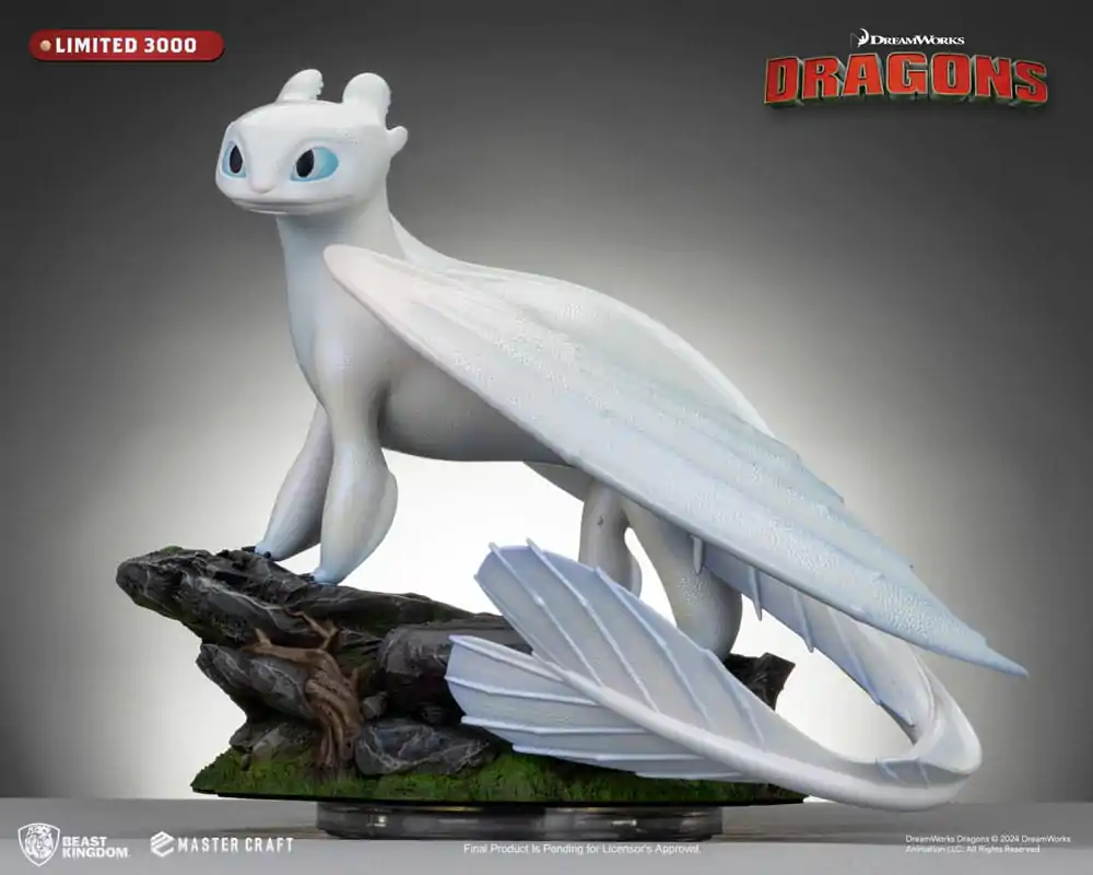 How To Train Your Dragon 3 Master Craft Kip Light Fury 29 cm fotografija izdelka