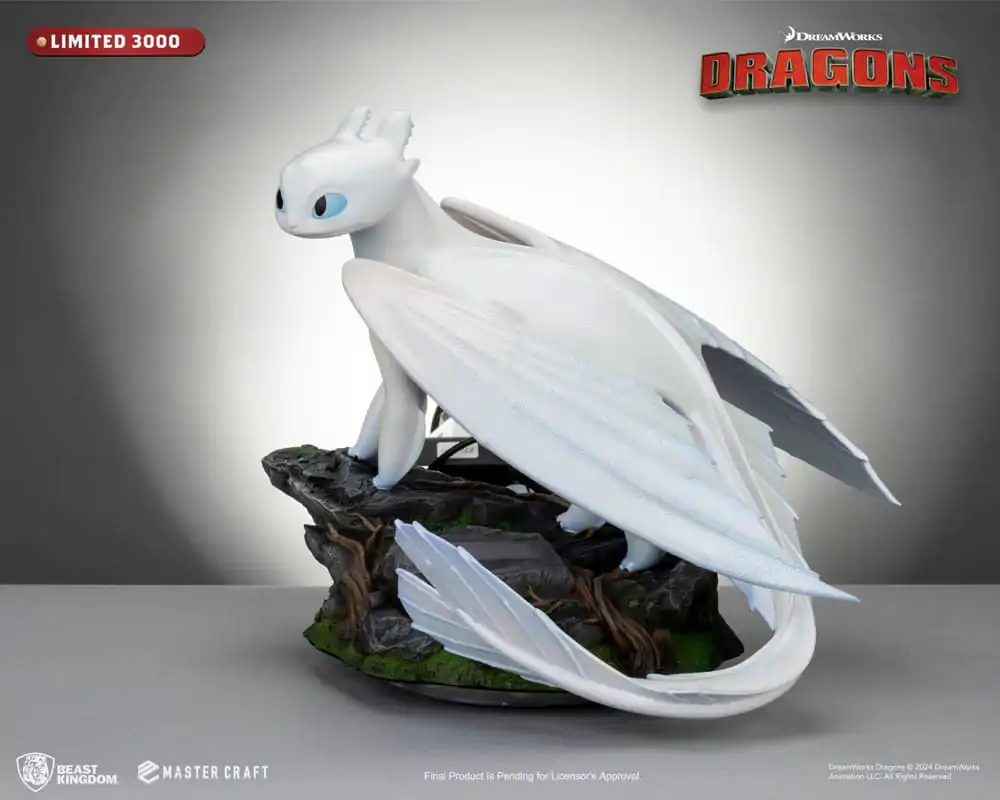 How To Train Your Dragon 3 Master Craft Kip Light Fury 29 cm fotografija izdelka