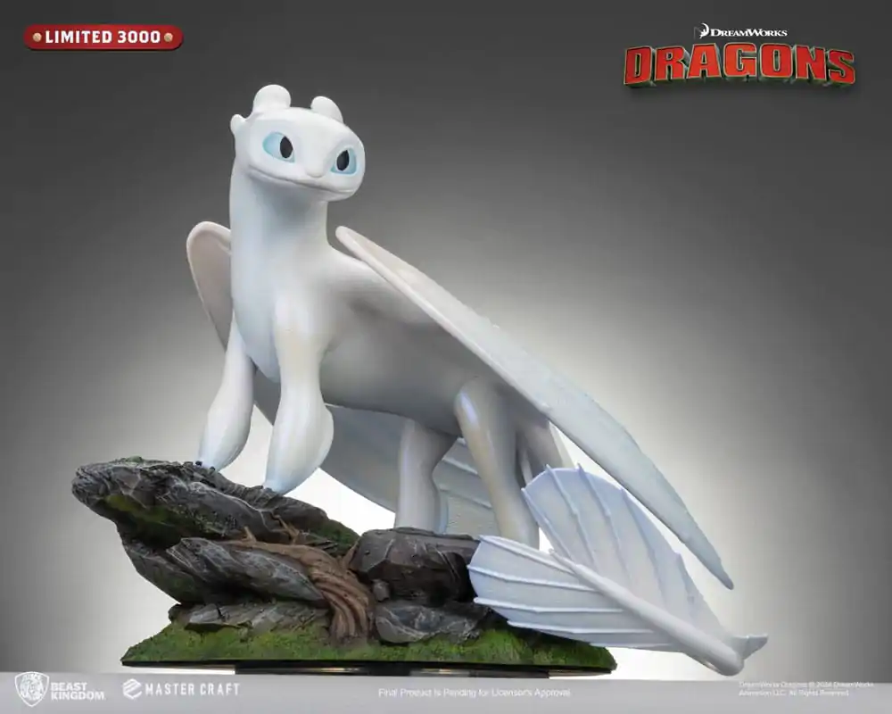 How To Train Your Dragon 3 Master Craft Kip Light Fury 29 cm fotografija izdelka