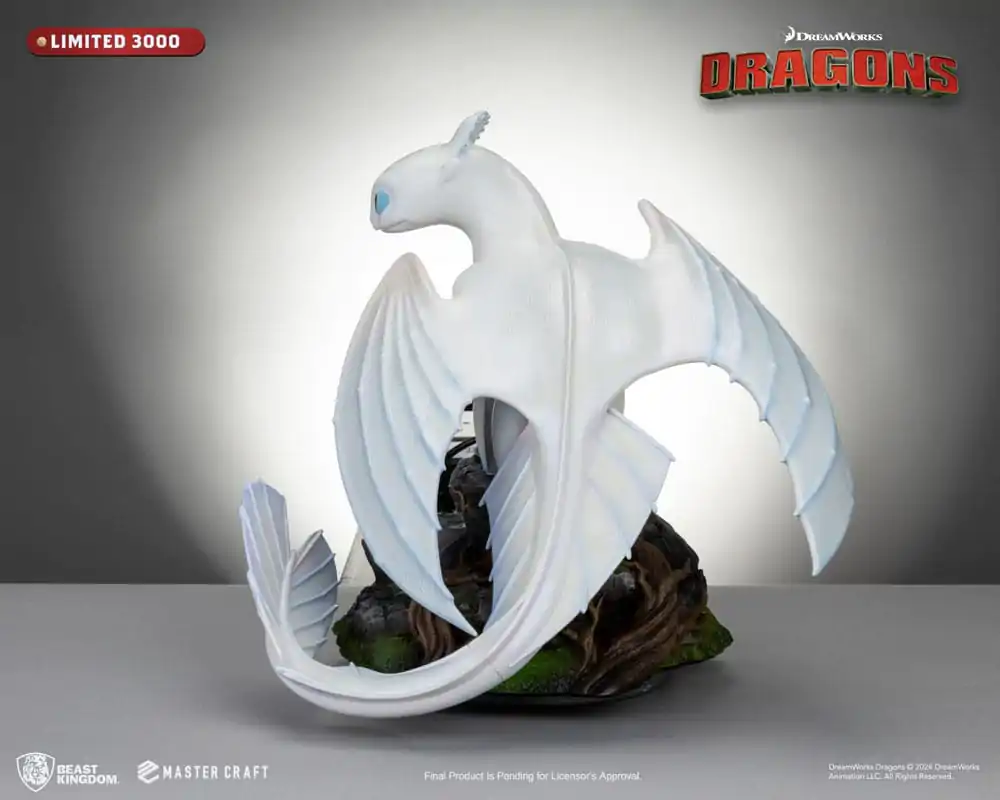 How To Train Your Dragon 3 Master Craft Kip Light Fury 29 cm fotografija izdelka