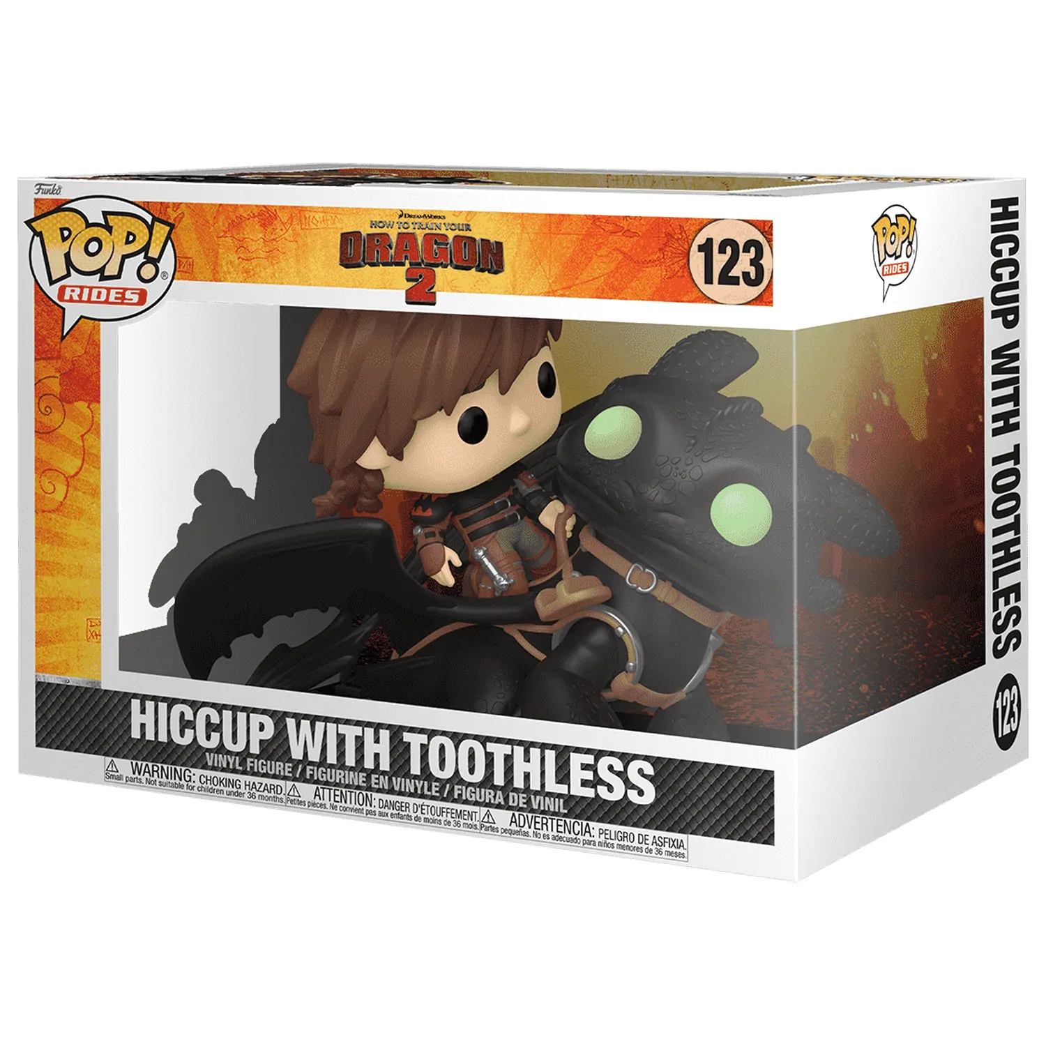 How to Train Your Dragon Funko POP! Rides Deluxe Vinyl Hiccup w/Toothless figura fotografija izdelka