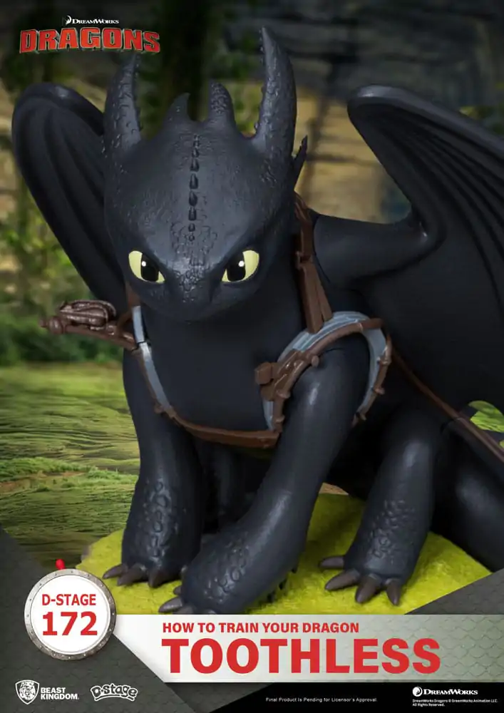 Kako izuriti svojega zmaja Toothless Kip 14 cm fotografija izdelka