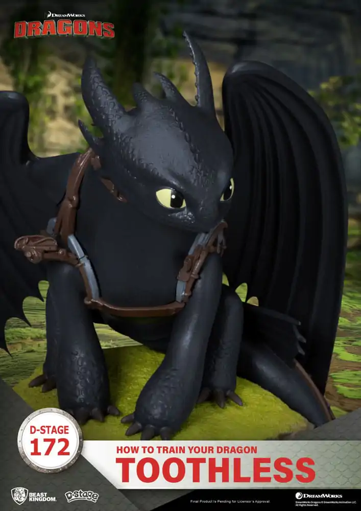 Kako izuriti svojega zmaja Toothless Kip 14 cm fotografija izdelka