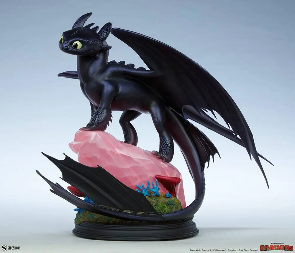 Kako izuriti svojega zmaja Statue Toothless 30 cm fotografija izdelka