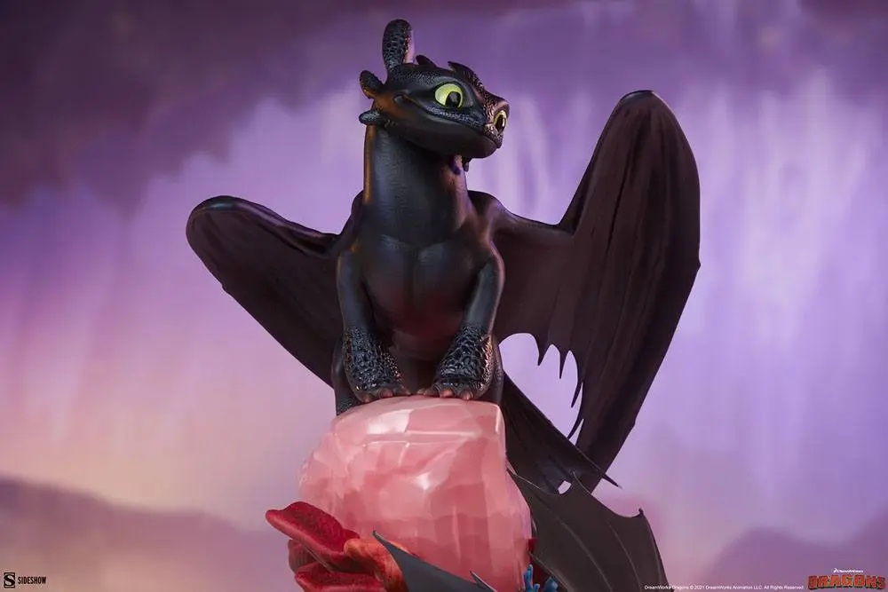 Kako izuriti svojega zmaja Statue Toothless 30 cm fotografija izdelka