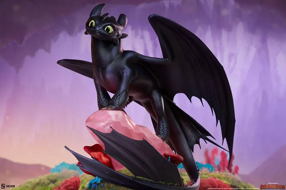Kako izuriti svojega zmaja Statue Toothless 30 cm fotografija izdelka