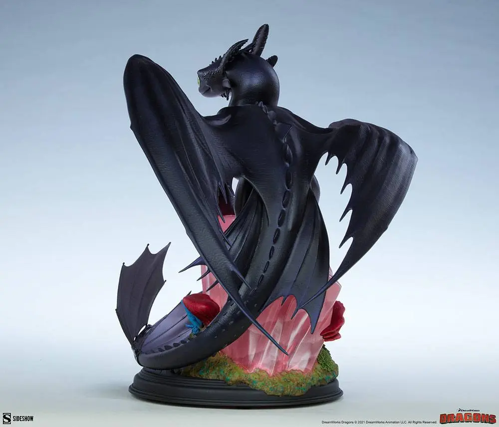Kako izuriti svojega zmaja Statue Toothless 30 cm fotografija izdelka