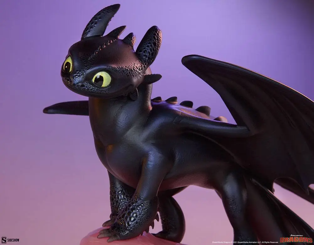 Kako izuriti svojega zmaja Statue Toothless 30 cm fotografija izdelka
