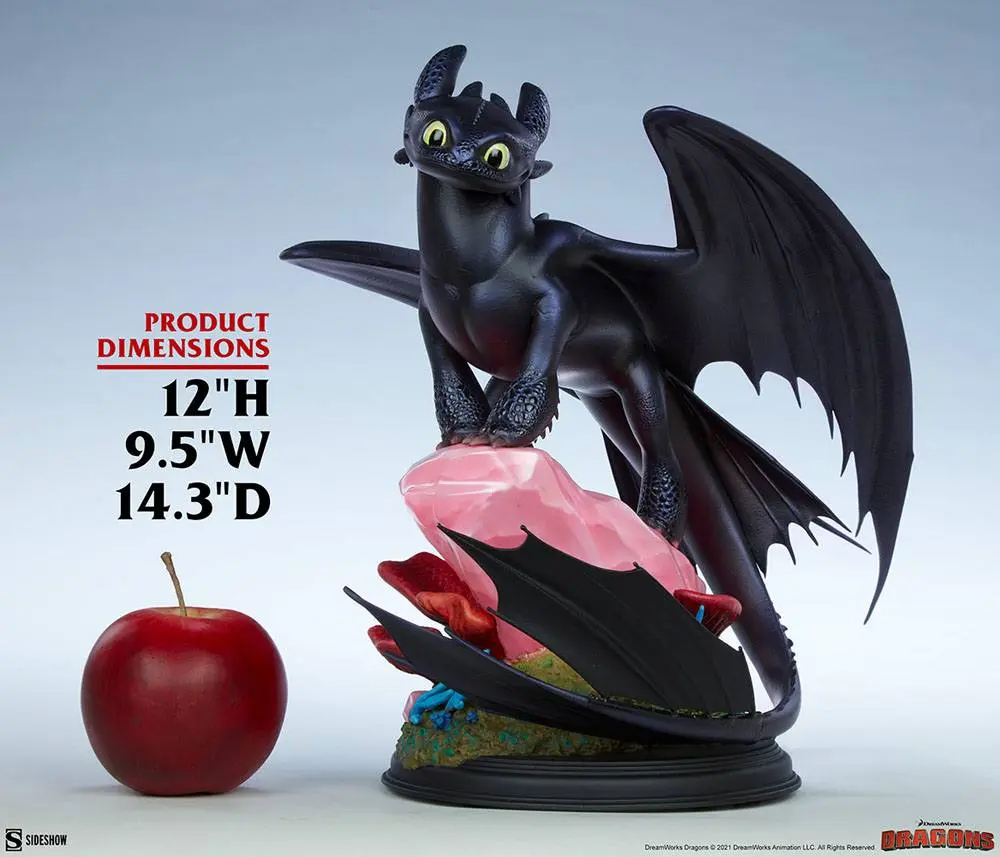 Kako izuriti svojega zmaja Statue Toothless 30 cm fotografija izdelka