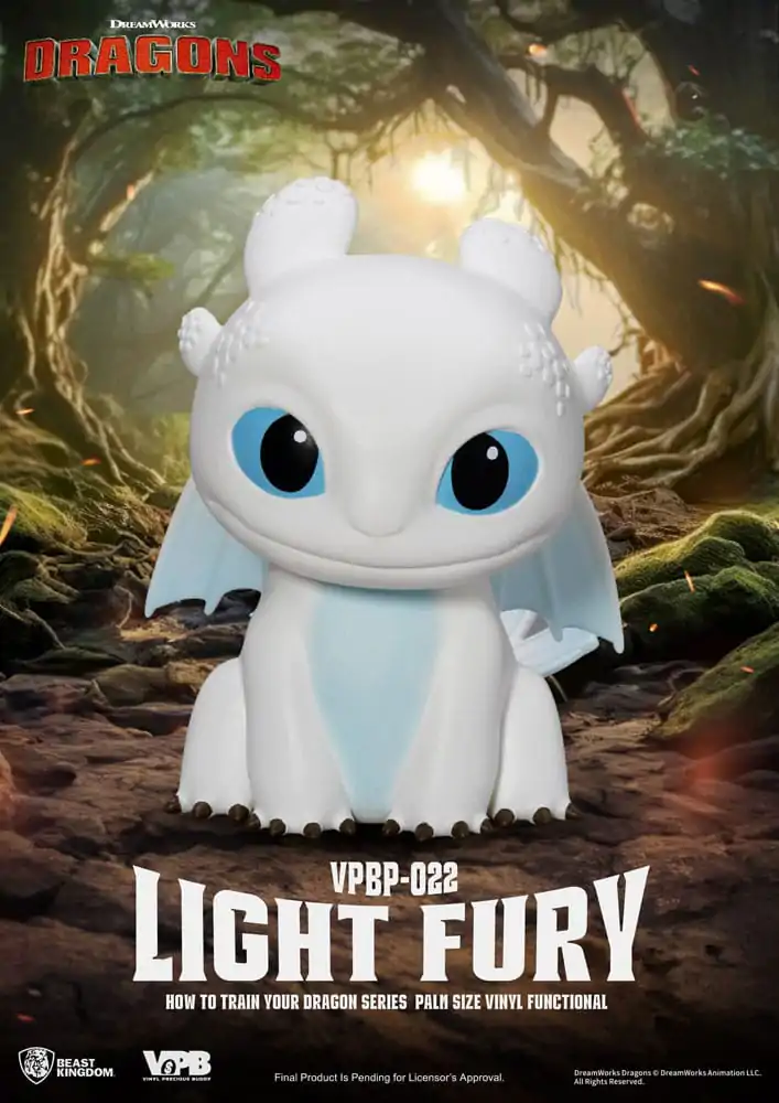 How To Train Your Dragon Piggy vinilna banka Light Fury 12 cm fotografija izdelka