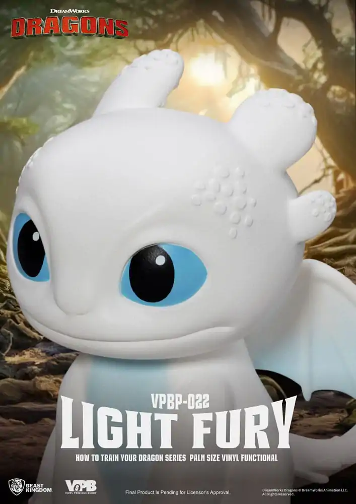 How To Train Your Dragon Piggy vinilna banka Light Fury 12 cm fotografija izdelka