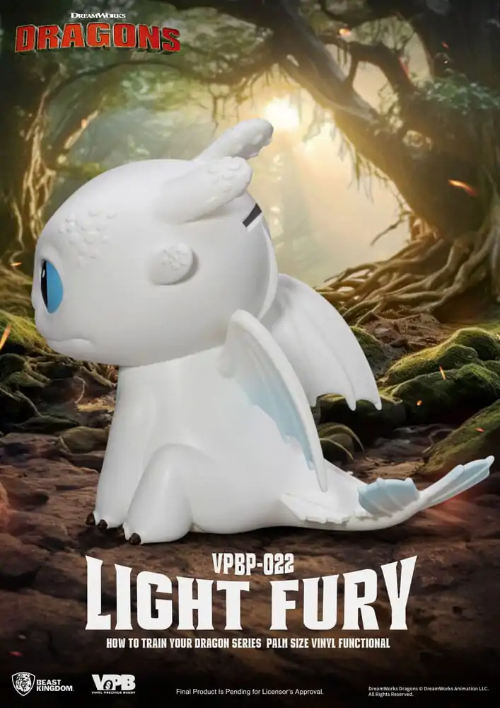 How To Train Your Dragon Piggy vinilna banka Light Fury 12 cm fotografija izdelka