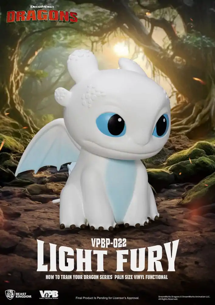 How To Train Your Dragon Piggy vinilna banka Light Fury 12 cm fotografija izdelka