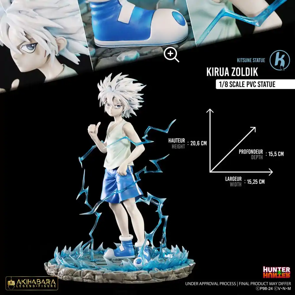 Hunter × Hunter Akihabara Legend Figura PVC Kip 1/8 Kirua (God Speed Mode) 21 cm fotografija izdelka