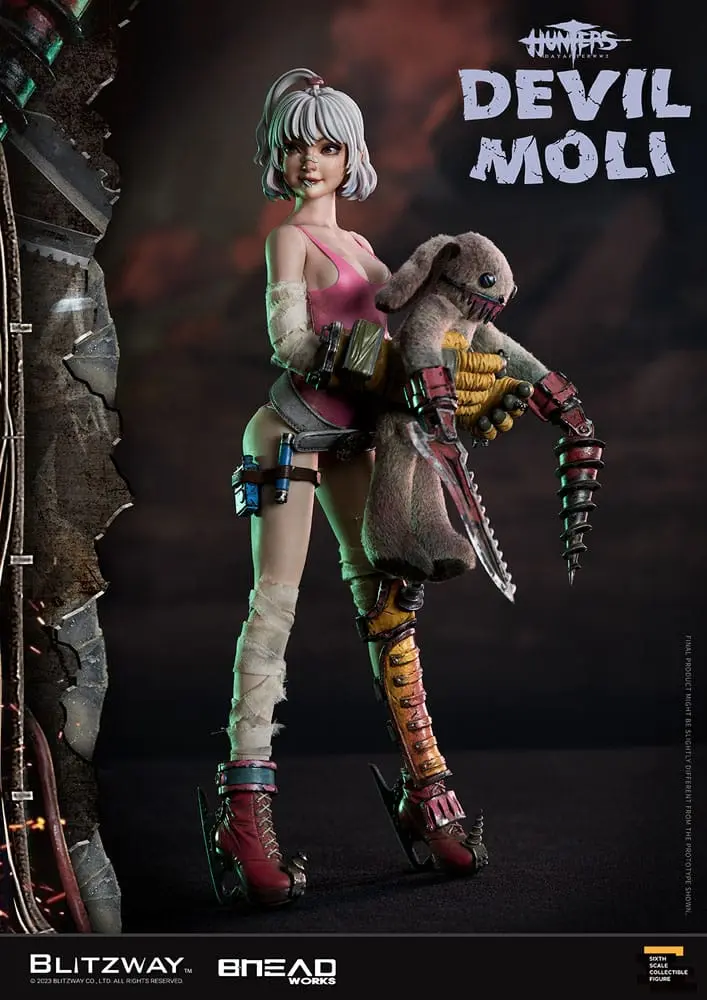 Hunters: Day After WWIII Akcijska figura 1/6 Devil Moli 44 cm fotografija izdelka