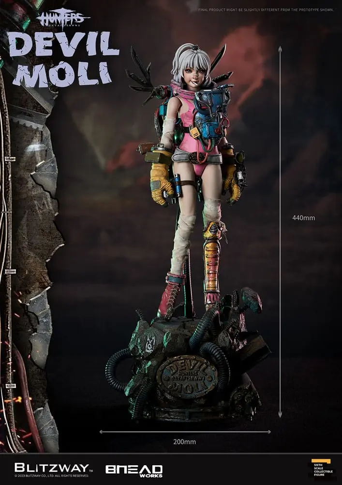 Hunters: Day After WWIII Akcijska figura 1/6 Devil Moli 44 cm fotografija izdelka
