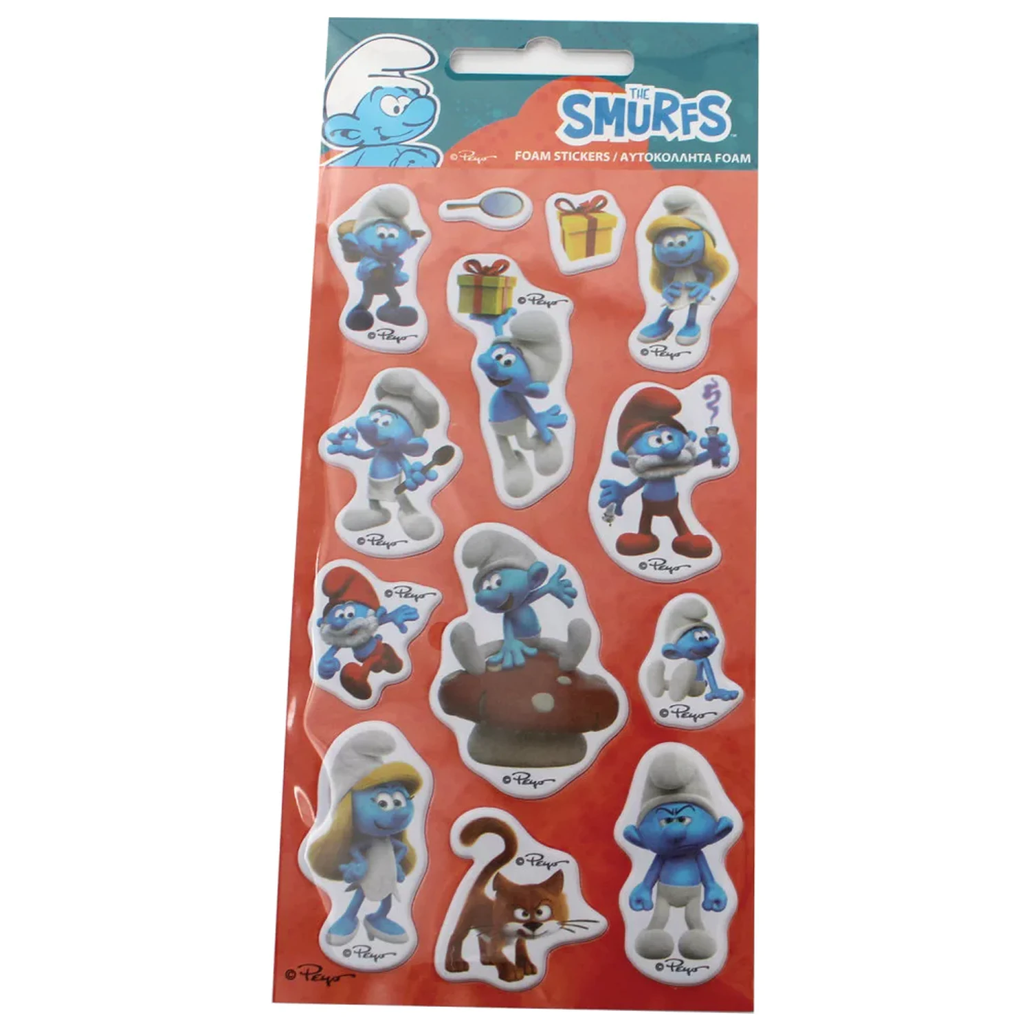 The Smurfs Darilni Puffy goba komplet nalepk fotografija izdelka