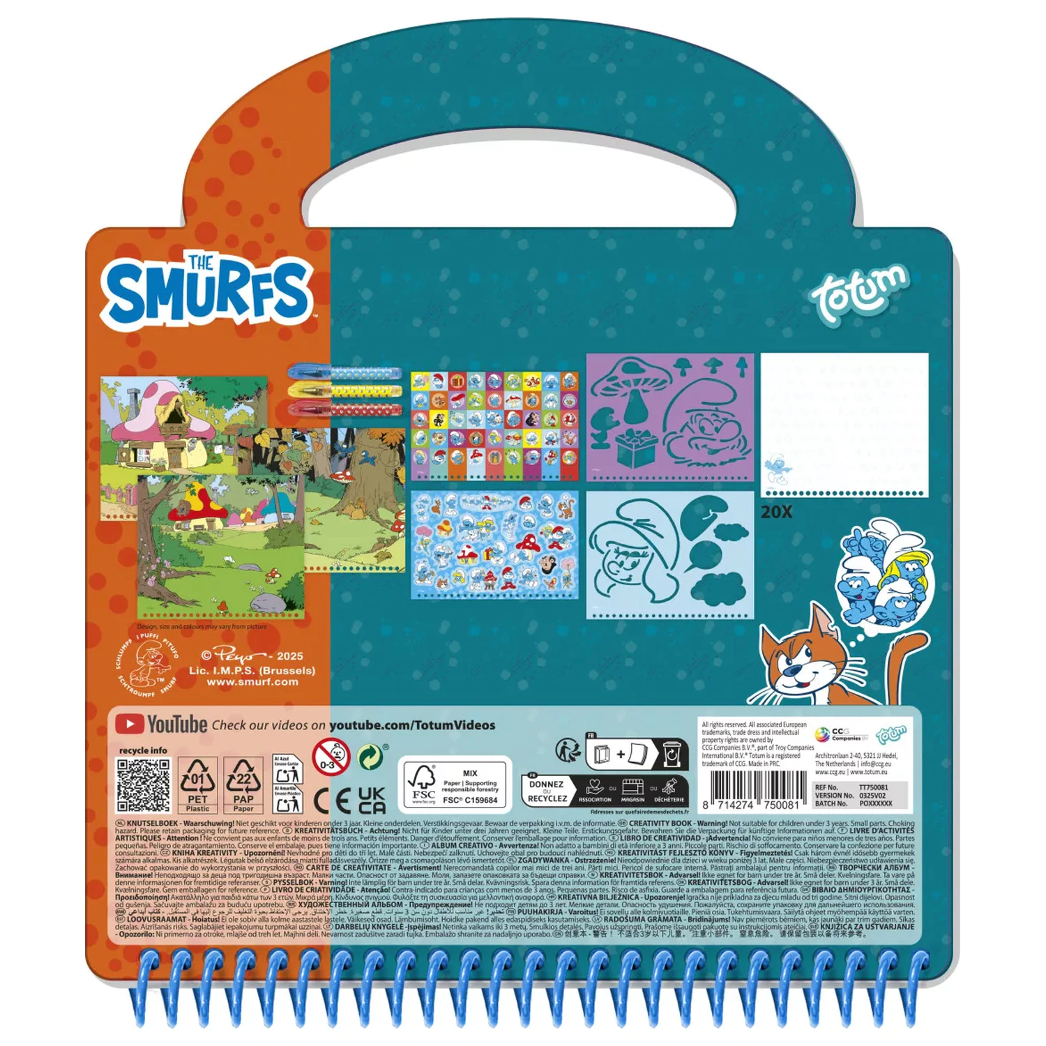 Smurfs veseli set za aktivnosti fotografija izdelka