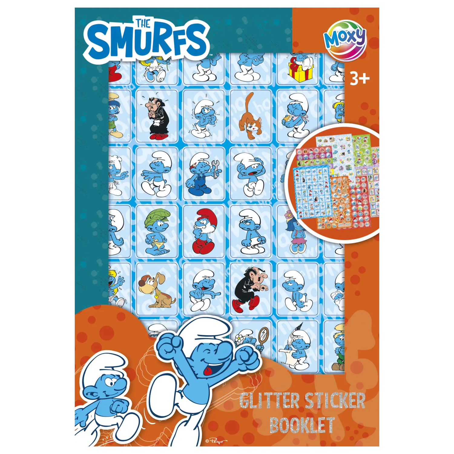 The Smurfs Happy Glitter Set nalepk 8 listov fotografija izdelka