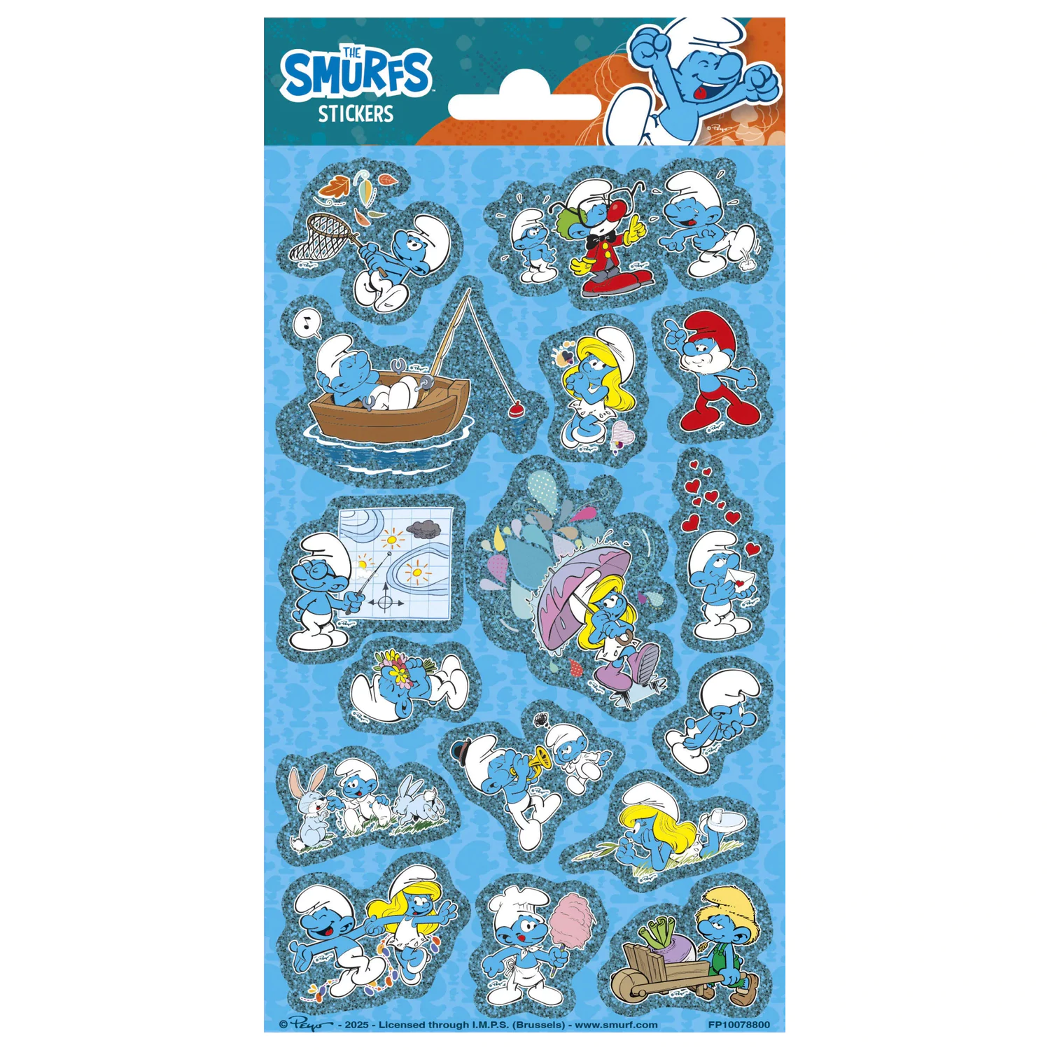 The Smurfs Srečna folijska nalepka fotografija izdelka
