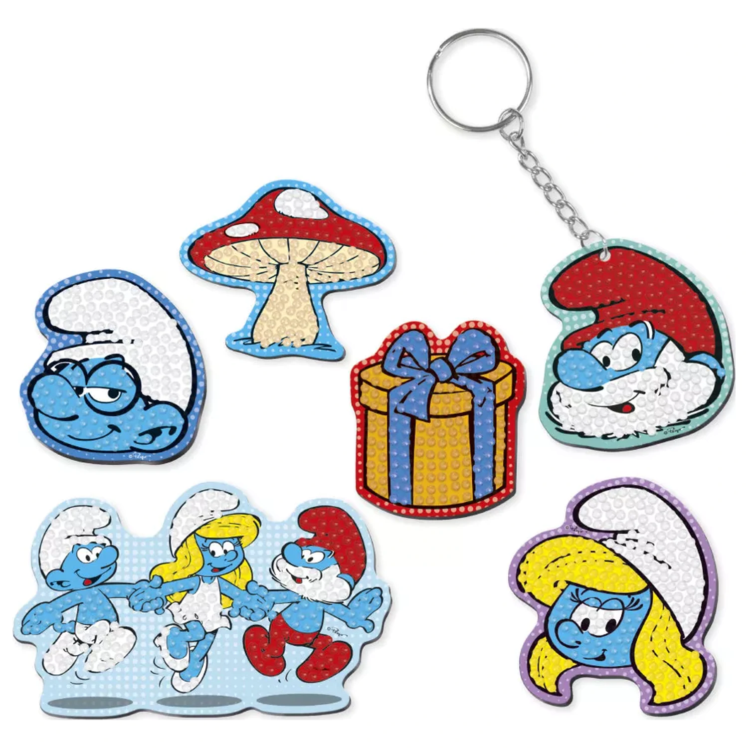 The Smurfs Happy Diamond-Dot Magnetni set fotografija izdelka