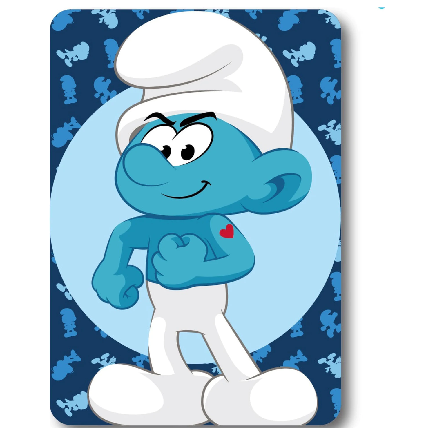 The Smurfs Hefty Smurf Flis odeja 100x140 cm fotografija izdelka