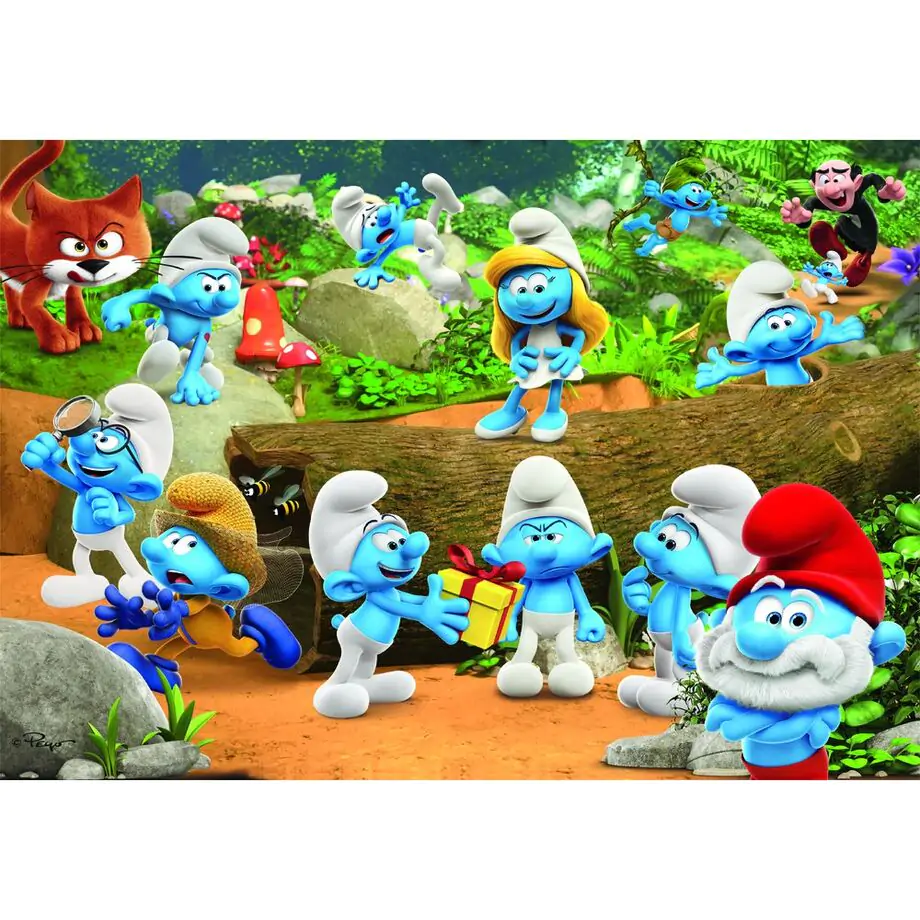 The Smurfs sestavljanka 104 delni fotografija izdelka