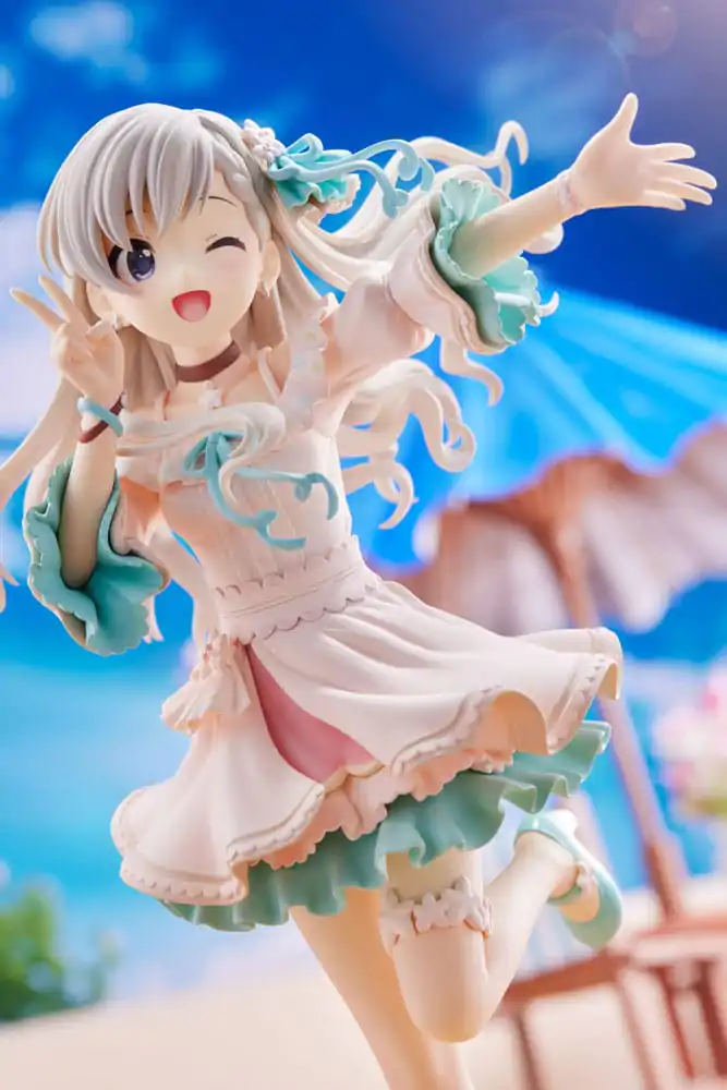 Idolmaster Cinderella Girls PVC kip 1/7 Hayate Hisakawa [O-Ku-Ri-Mo-No Sunday ! ]+ 21 cm fotografija izdelka