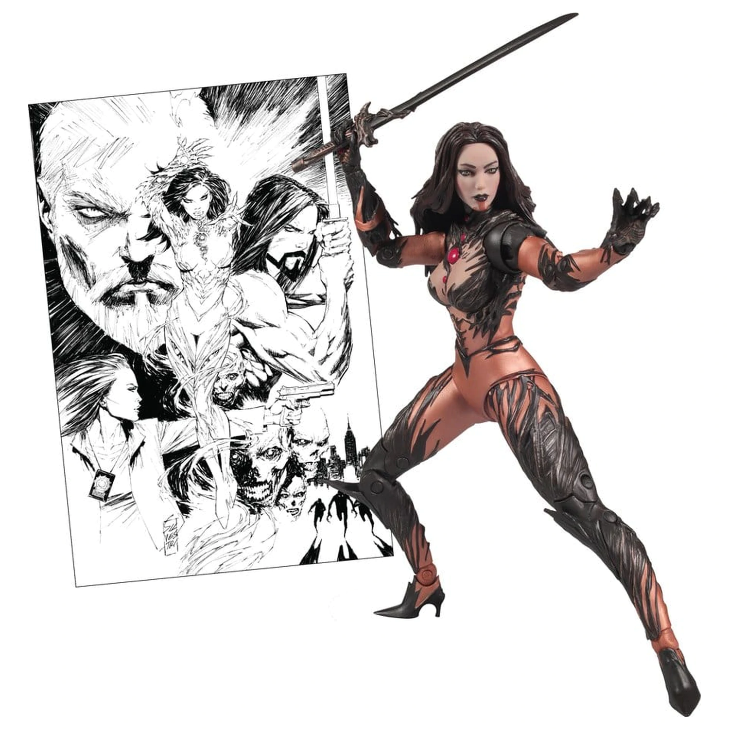Image Comics McFarlane Elite Edition luksuzna zbiralniška figurica Sara Pezzini (Witchblade) 18 cm fotografija izdelka