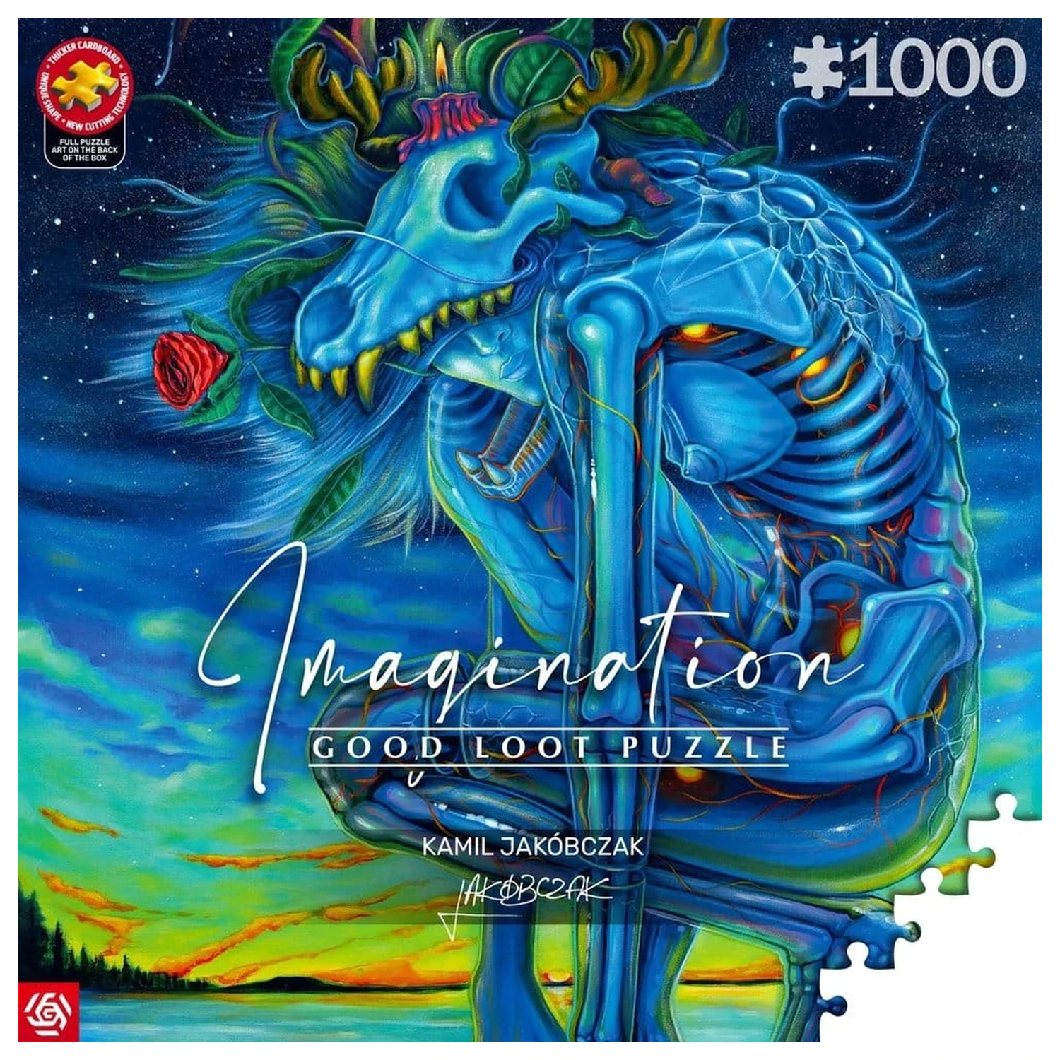Imagination Series sestavljanka Kamil Jakóbczak Bialy Wilk (1000 kosov) fotografija izdelka
