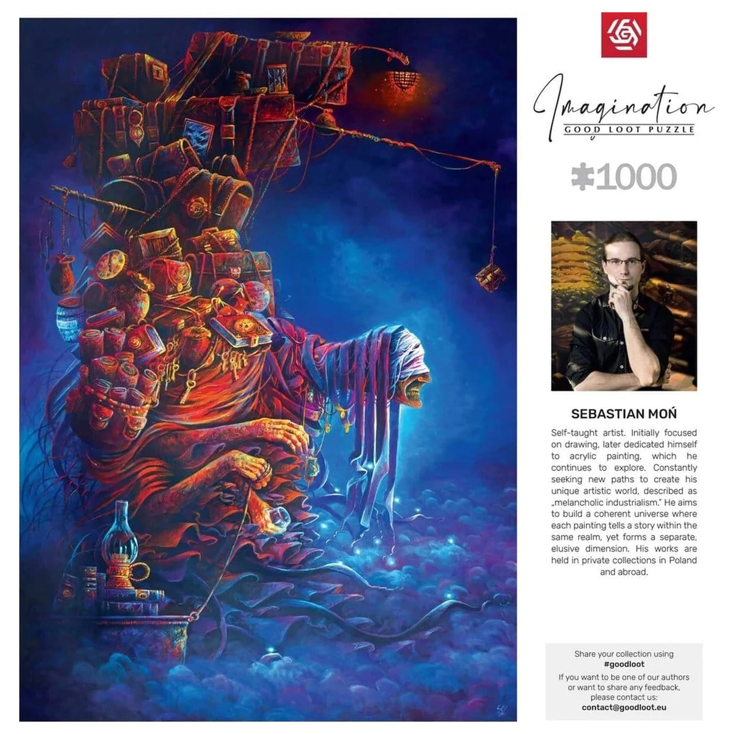 Uganka iz serije Imagination Sebastian Mon Ciezar doswiadczen (1000 kosov) fotografija izdelka