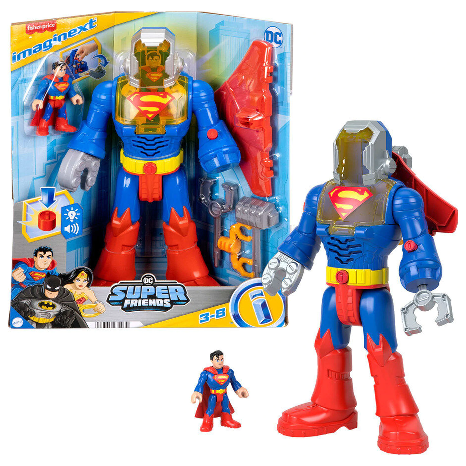 Imaginext DC Comics Super Friends Superman figura 30,5 cm fotografija izdelka