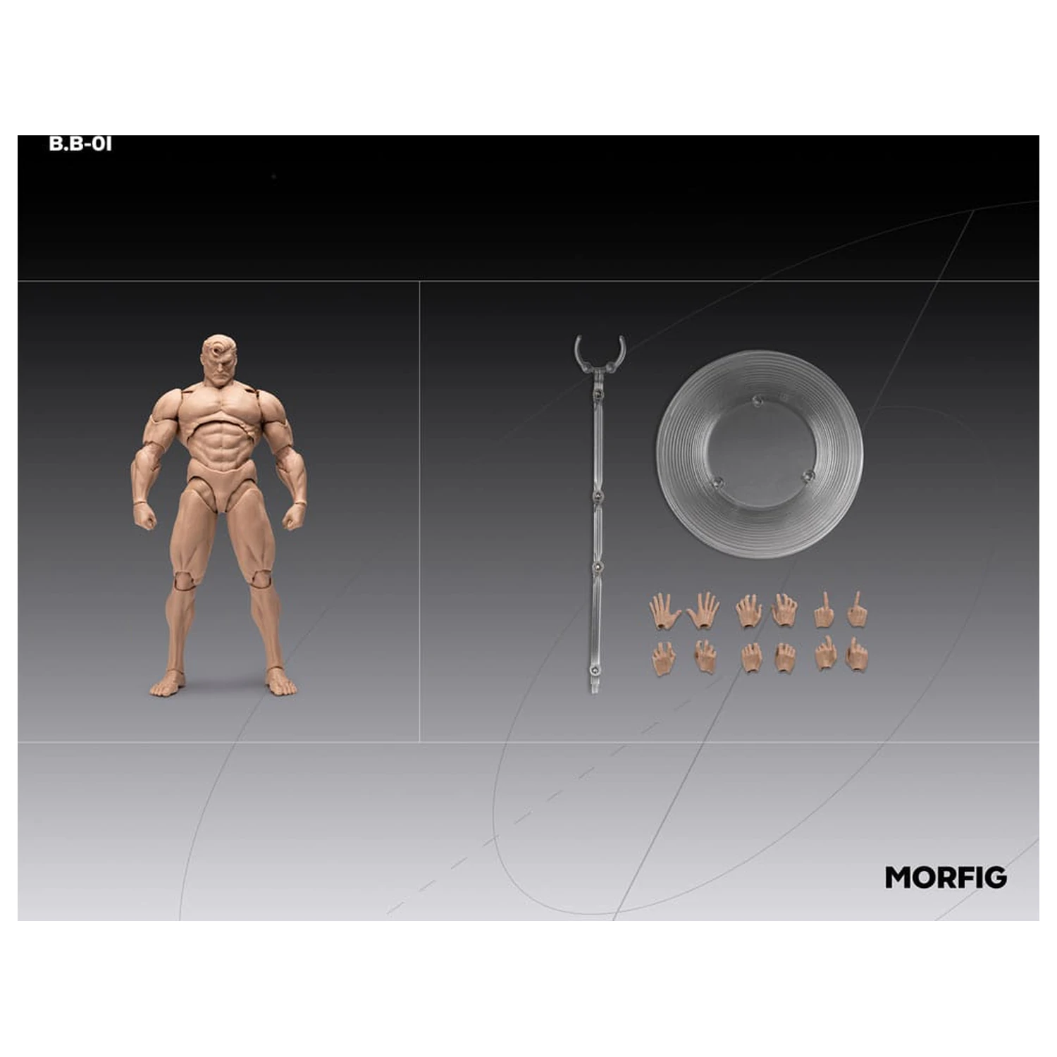 Inart akcijska figura 1/12 prazno moško telo belo 17 cm fotografija izdelka