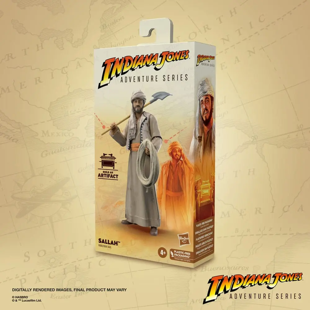 Indiana Jones Adventure Series Akcijska figura Sallah (Raiders of the Lost Ark) 15 cm fotografija izdelka