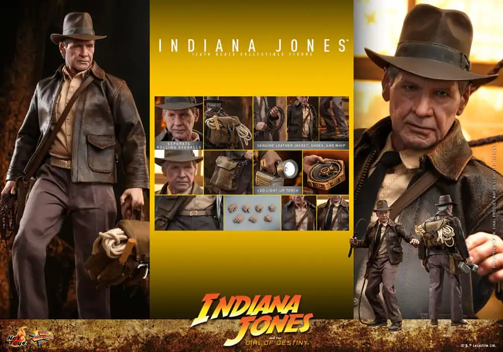 Indiana Jones Movie Masterpiece akcijska figura 1/6 Indiana Jones 30 cm fotografija izdelka