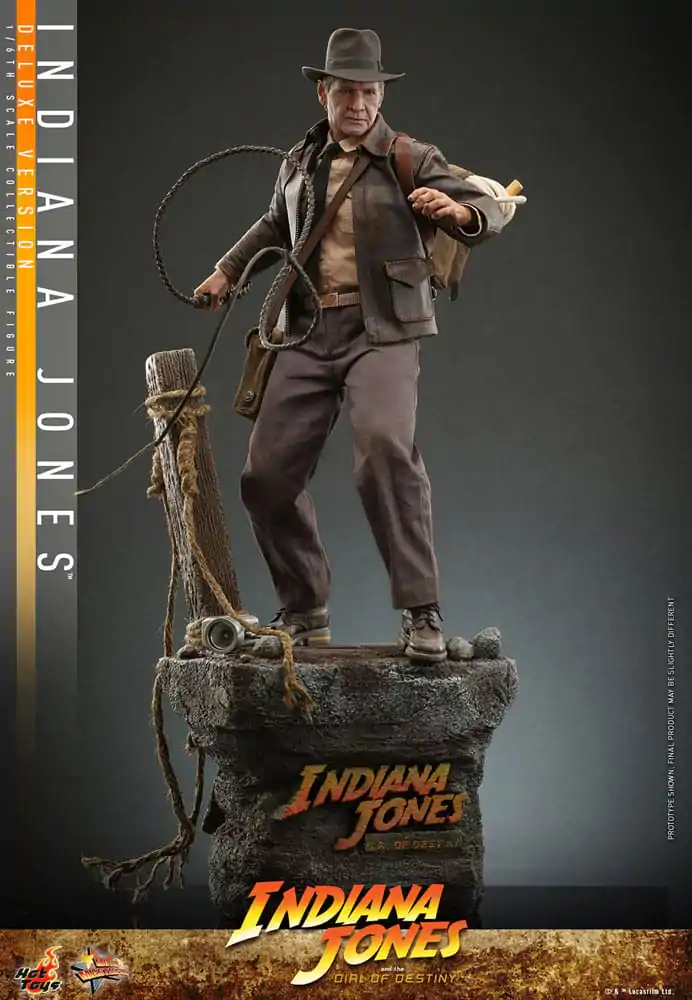 Indiana Jones Movie Masterpiece akcijska figura 1/6 Indiana Jones (Deluxe Različica) 30 cm fotografija izdelka
