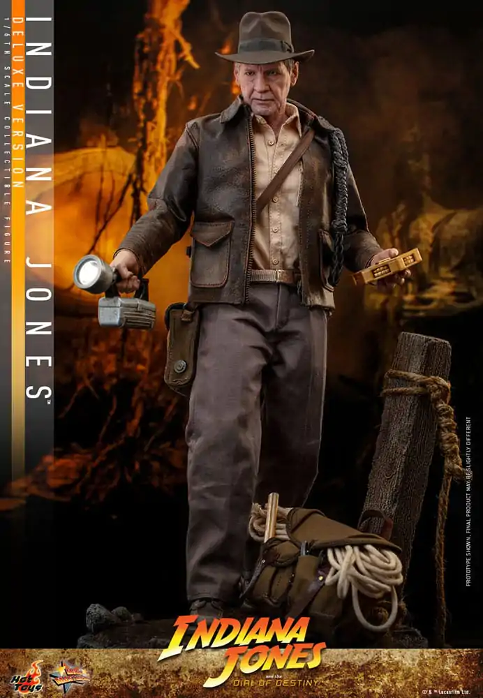 Indiana Jones Movie Masterpiece akcijska figura 1/6 Indiana Jones (Deluxe Različica) 30 cm fotografija izdelka