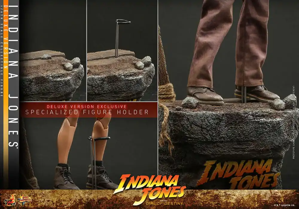 Indiana Jones Movie Masterpiece akcijska figura 1/6 Indiana Jones (Deluxe Različica) 30 cm fotografija izdelka