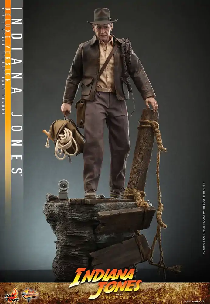 Indiana Jones Movie Masterpiece akcijska figura 1/6 Indiana Jones (Deluxe Različica) 30 cm fotografija izdelka