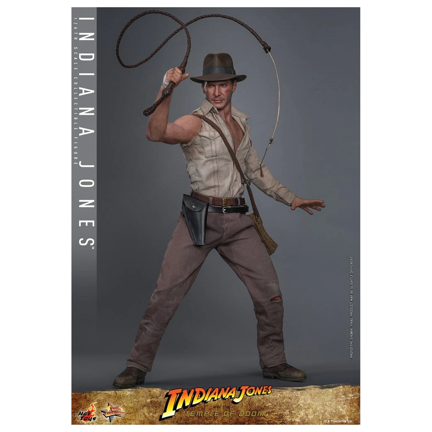 Indiana Jones Movie Masterpiece akcijska figura 1/6 Indiana Jones 30 cm fotografija izdelka