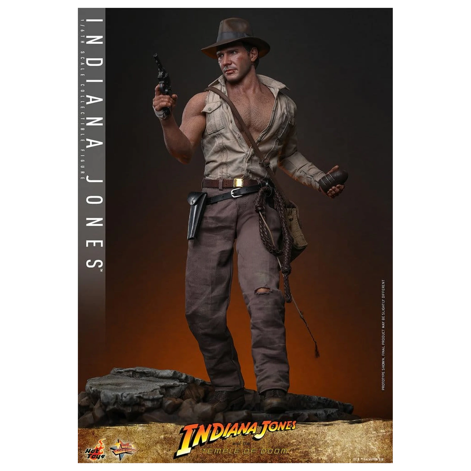 Indiana Jones Movie Masterpiece akcijska figura 1/6 Indiana Jones 30 cm fotografija izdelka
